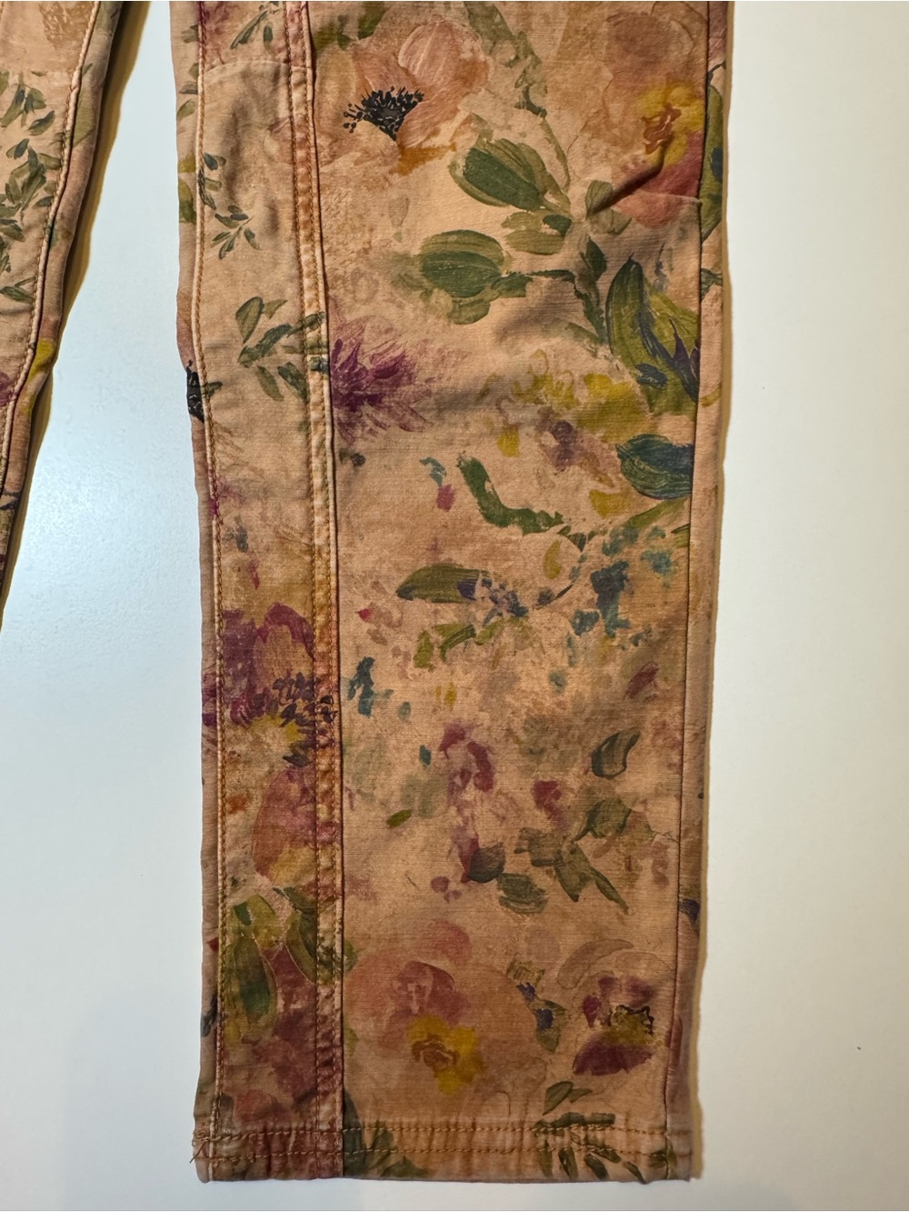 Pilcro Anthropologie The Wanderer Floral Button-Fly Pants Jeans size 27 - Picture 6 of 13
